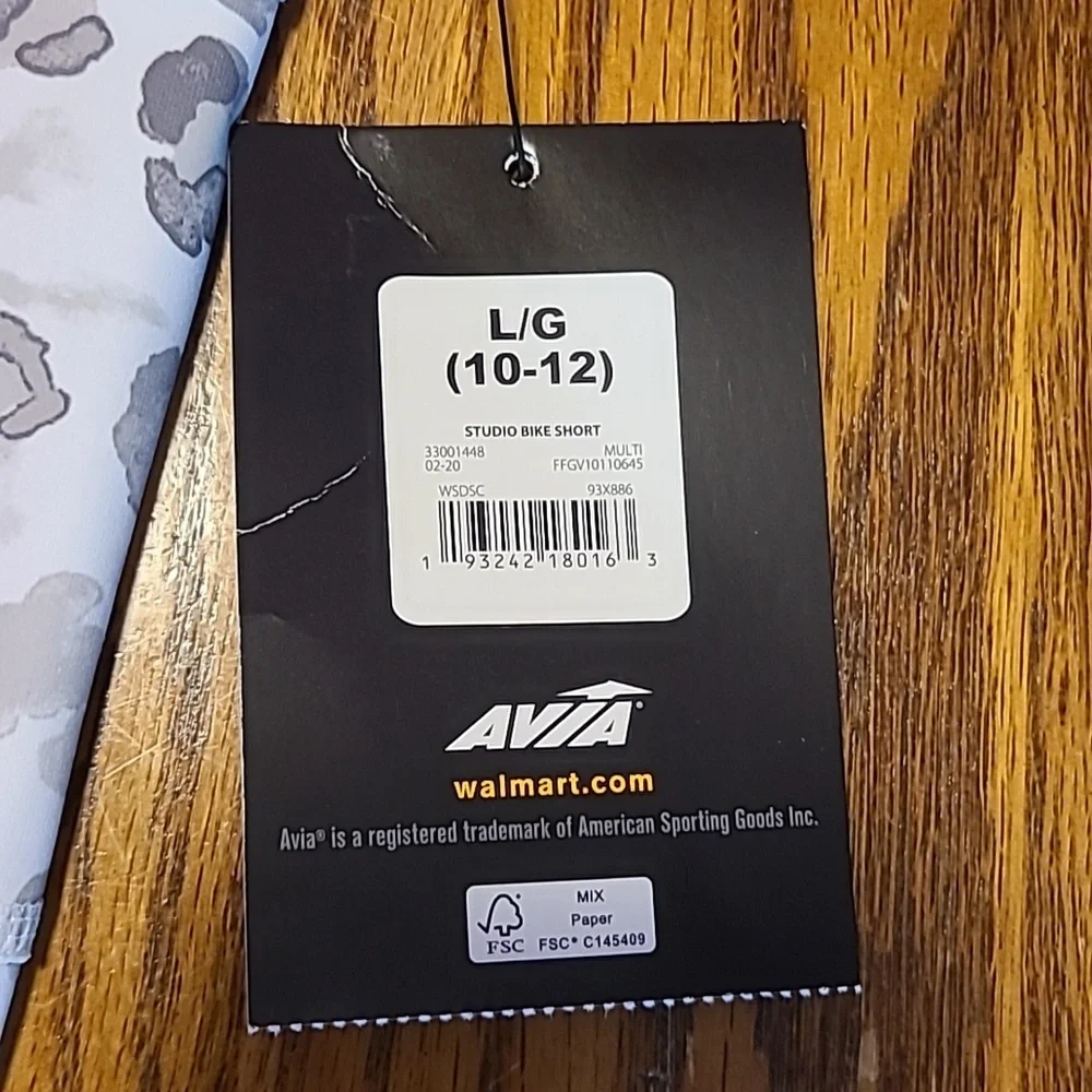 NWT Avia Athletic Bike Shorts